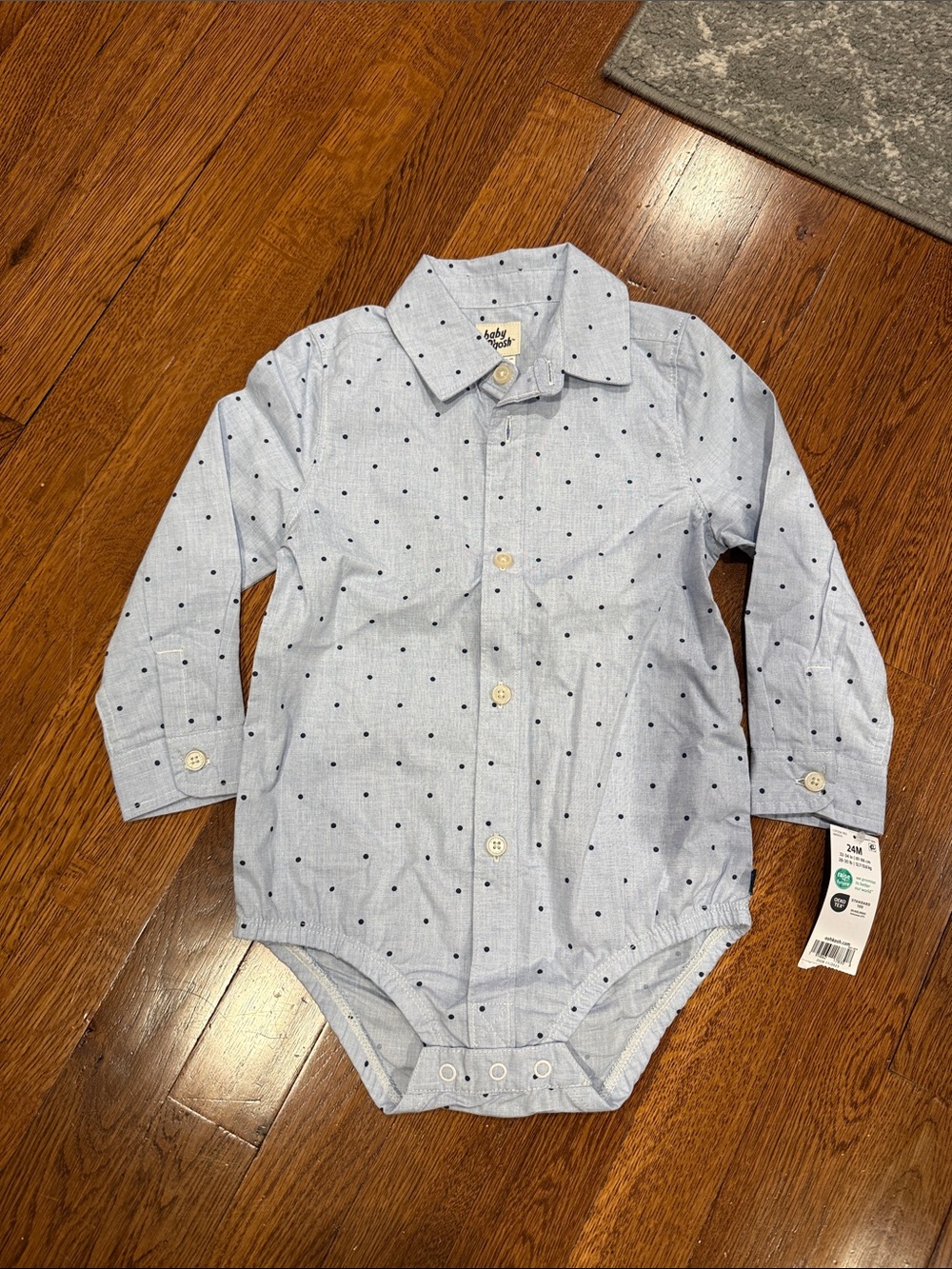 OshKosh B’gosh Toddler Button-Down Onesie - Size 24M